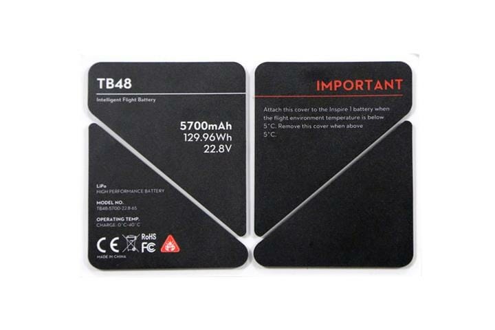 DJI Inspire 1 Battery Insulation Stickers TB48