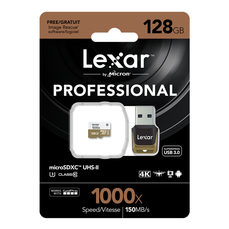 Lexar MicroSD 1000x 128GB - Bilde 2