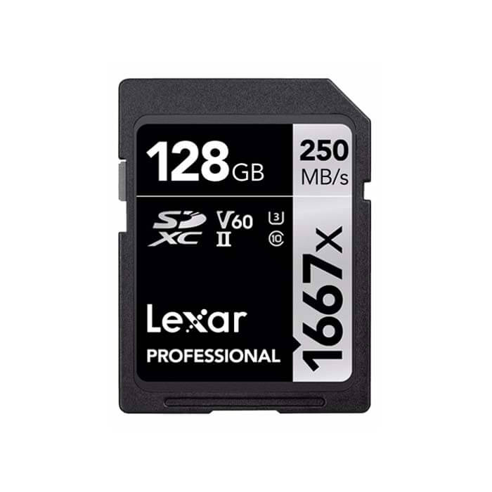 Lexar Professional SD-card 1667x 128GB